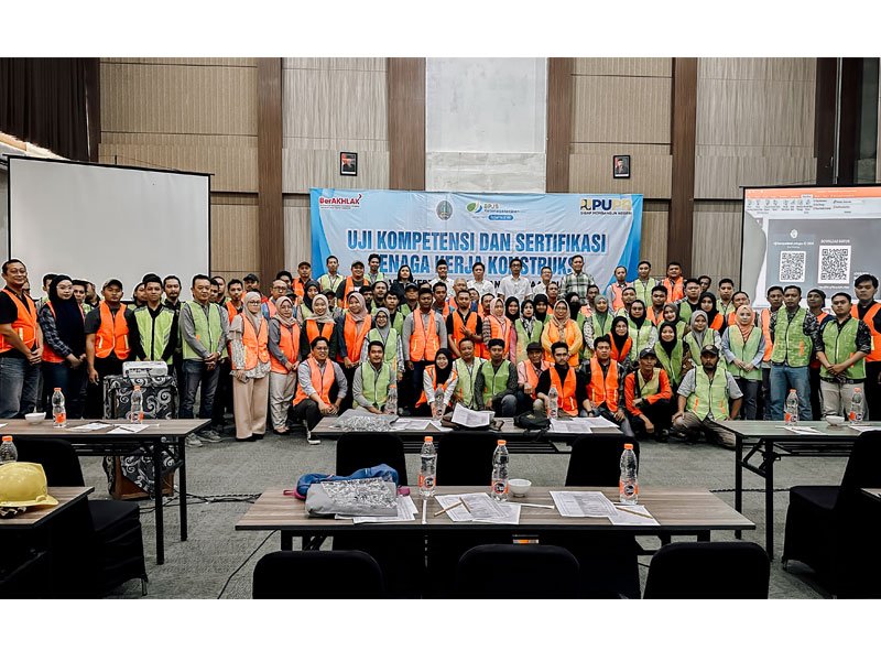 Uji Sertifikasi Petugas Keselamatan dan Kesehatan (K3) Konstruksi di Kota Pasuruan