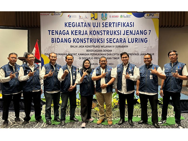 Uji Sertifikasi Ahli Muda K3 Konstruksi di Kota Sidoarjo